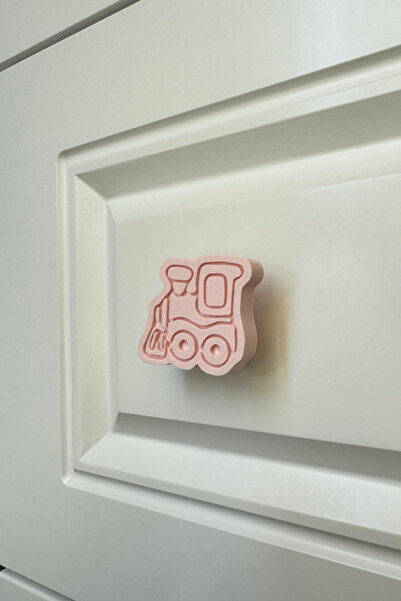 Pomerol Mâner roz pentru dulap - Mâner distractiv și modern pentru dulapurile...