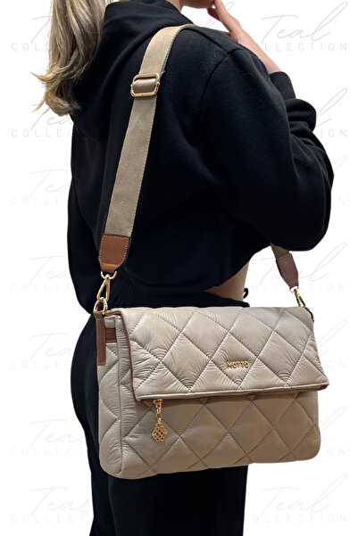 MOTTO Kapitone Desenli El Ve Omuz Çantası