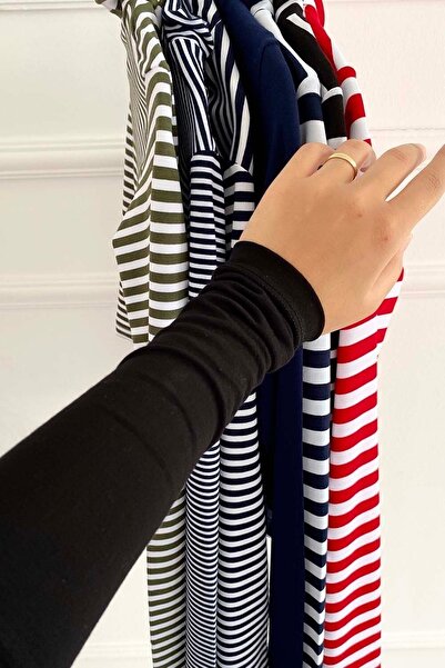 lamelif Μισό ζιβάγκο μονόχρωμο σώμα μαύρο