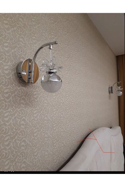 luxury modern aydınlatma مصباح LED من الكروم اللامع - تصميم أنيق وعملي