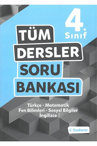 Tudem Yayınları 4. Sınıf Tüm Dersler Soru Bankası Tudem Eğitim