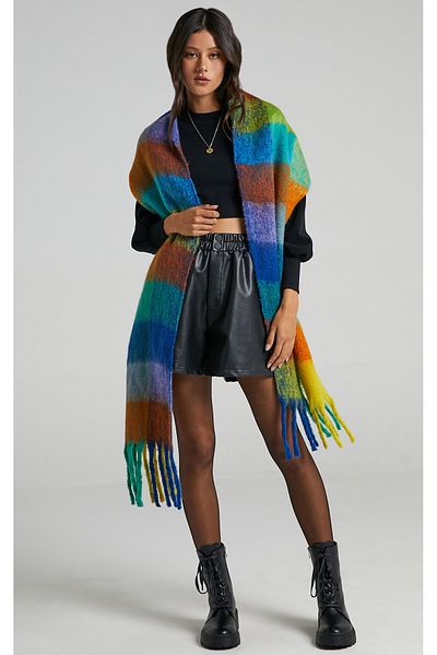 Goldmine Eșarfă Boucle moale premium unisex