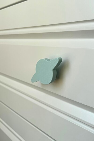 Pomerol Mâner pentru dulap Blue Planet - Mâner pentru mobilier distractiv și durabil pentru camera copiilor, bucătărie și baie