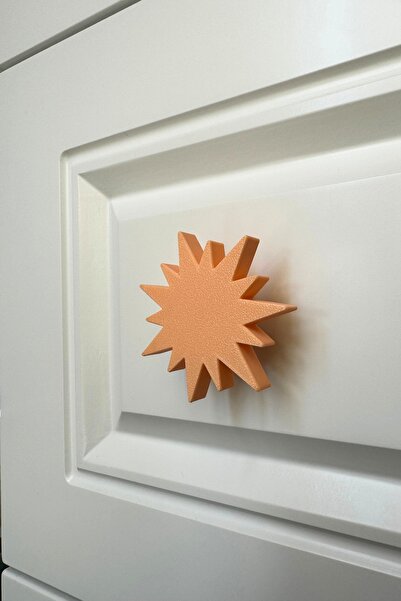 Pomerol Оранжева дръжка за шкаф Sun Cupboard - ярка и издръжлива дръжка за ме...