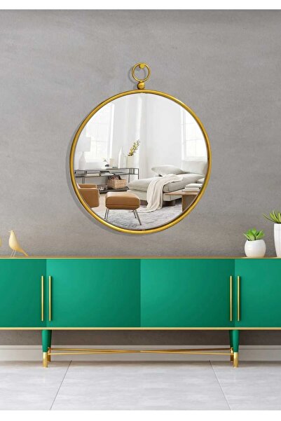 Genel Markalar Lina Ayna Gold ,Dekoratif Duvar Aynası