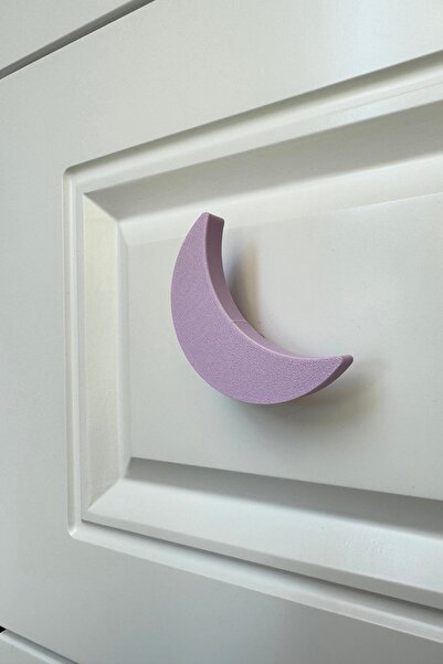 Pomerol Mâner pentru dulap Purple Moon - Mâner de mobilier elegant și durabil pentru camera copiilor, bucătărie și baie