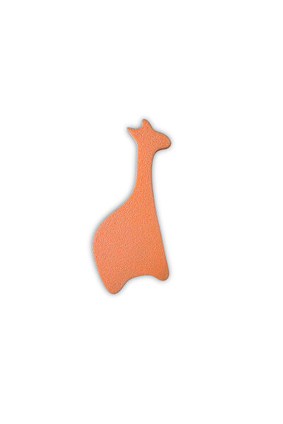 Pomerol Orange Giraffe Cabinet Handle - Modern and Cute Furniture Handle for Children's Room, Kitchen and Bathroom, Dh