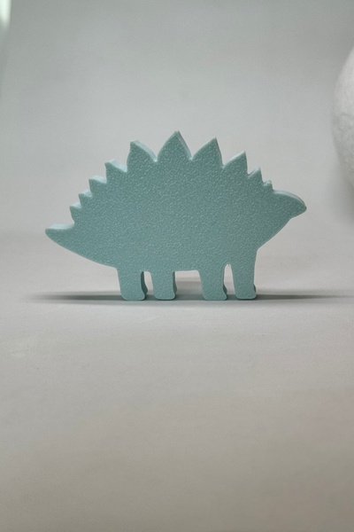 Pomerol Mâner pentru dulap Blue Dino 5 - Mâner de mobilier modern, drăguț și durabil pentru camera copiilor, bucătărie și baie