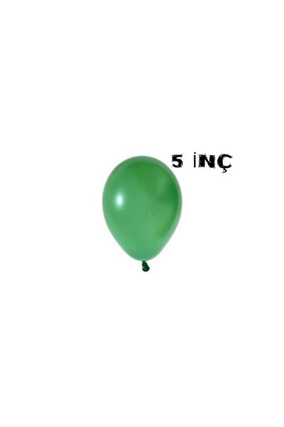 asöy Pastel Green 5 Inch Balloon - 10 Pieces, 12 cm Mini Size, Colorful Party Balloon