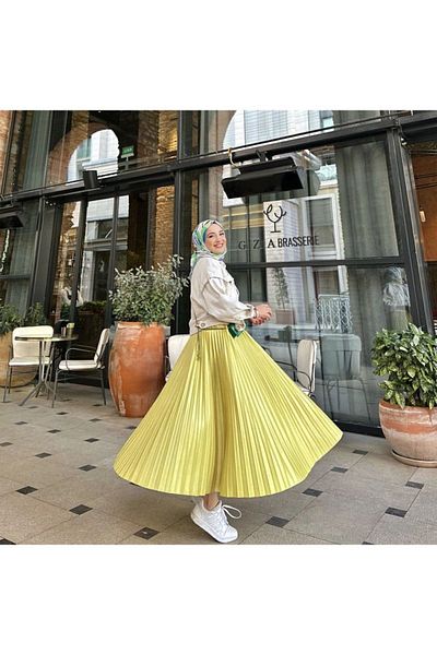 Trend Marfa Hijab πλισέ φούστα
