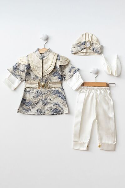 Genel Markalar Harry&millie Erkek Bebek Mevlütlük Şehzade Sünnetlik Sünnet Kıyafeti Erkek Çocuk