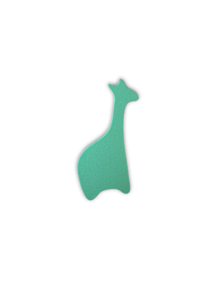 Pomerol Green Giraffe Cabinet Handle - Modern and Cute Furniture Handle for Children's Room, Kitchen and Bathroom, Dh