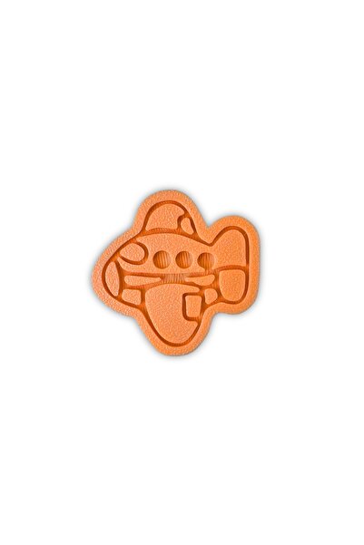 Pomerol Πορτοκαλί λαβή ντουλαπιού αεροπλάνου - Μοντέρνα και ανθεκτική λαβή επίπλων για ντουλάπια παιδιών, κουζίνας και μπάνιου