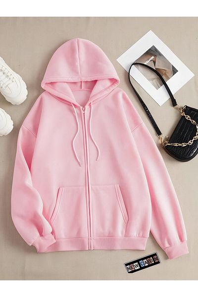 NewCabin New Season Kangaroo Pocket Hooded Jacket - 3 Thread