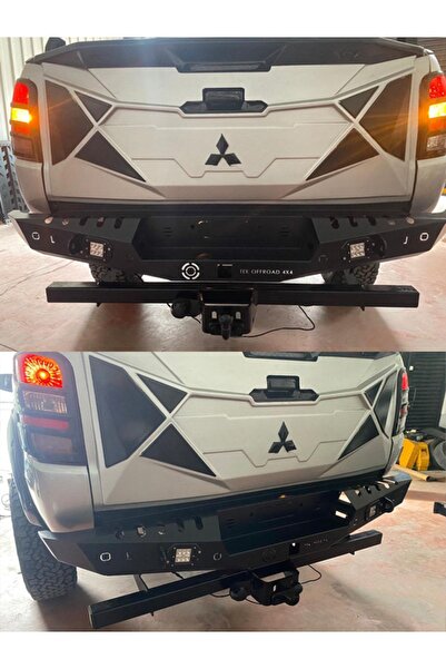 TEK OFFROAD GARAGE L200 Uyumlu Lazer Kesim Arka Tampon Tüm Modeller Için Uygu...