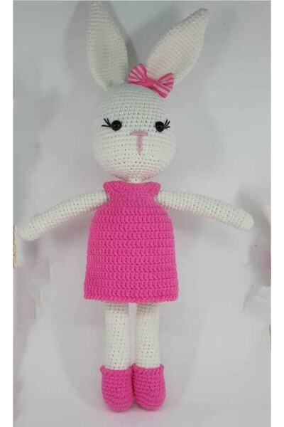 KURGU TASARIM Amigurimi Sevimli Tavşan Kız