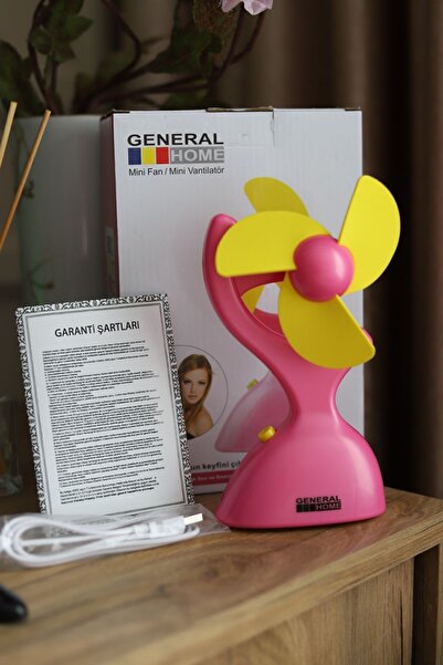 Aksesuar Mini Fan / Mini Vantilatör / Şarjlı El ve Masa Vantilatörü