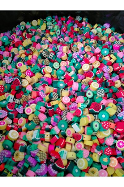 fabrikaksesuar 1000 Adet Meyveli Fimo Boncuk