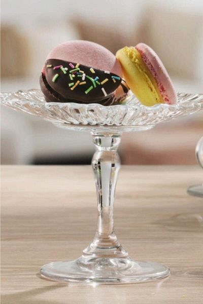Paşabahçe Mini Patisserie Footed Serving Plate - 96455