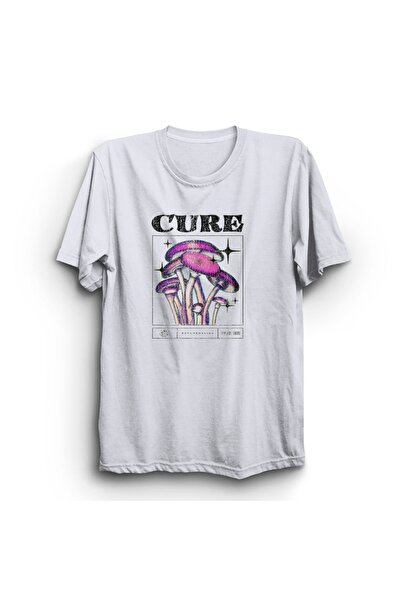 The Fame The Cure - Tricou 100% bumbac Psychedelic Mushrooms Rock Metal Music...