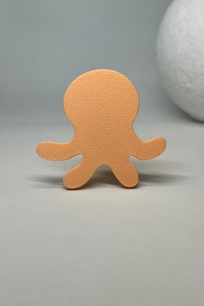 Pomerol Orange Octopus Cabinet Handle-Modern and Durable Furniture Handle for Children's Room, Kitchen and Bathroom, Dh
