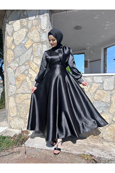 Tarzım Tuba Hijab Evening Dress - Bera