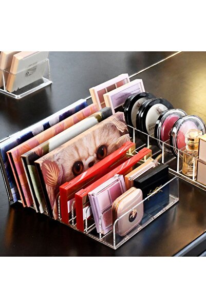 MY1COMPANY Göz Farı, Ruj, Göz Paleti, Makyaj Malzemeleri Organizeri - Bölmeli Düzenleyici 12,5 Cm