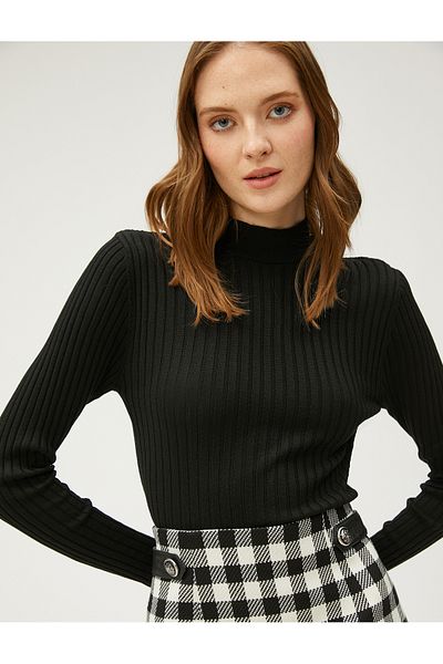 Koton Turtleneck Half Sweater