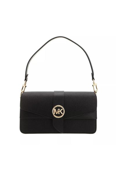 Michael Kors Schwarze Greenwich-Umhängetasche