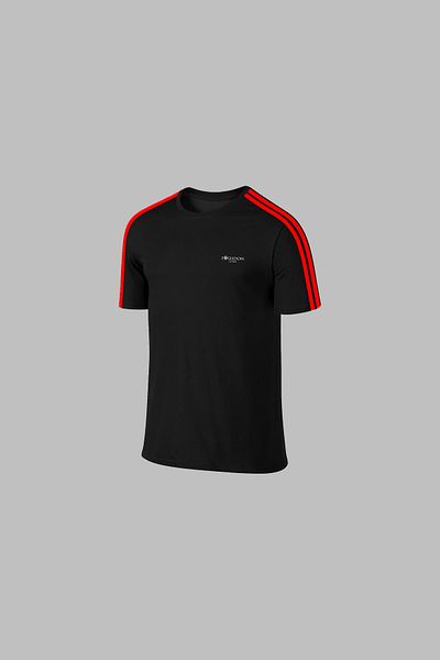 POSEIDON STORM Plus Size Men's Black Tracksuit Set - Front Pocket, Comfortable Wear, Supra Combed Cotton Fabric 4XL-10XL