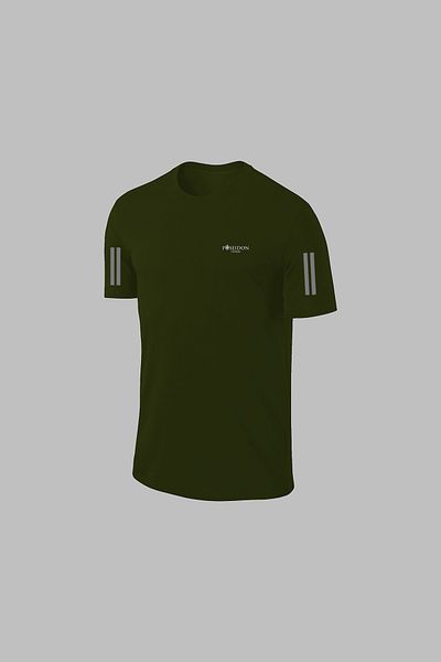 POSEIDON STORM Men's Plus Size Khaki Supra Combed Cotton Fitness Set - 4XL-10XL for Walking and Training