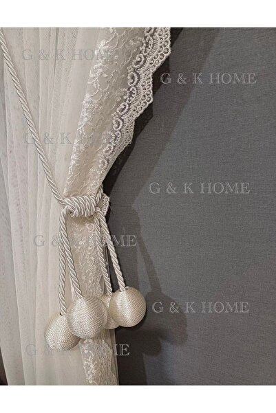 SAYDEMİR HOME Praktični Braçol - 4-dijelni beli luksuzni dodatak za vezivanje...