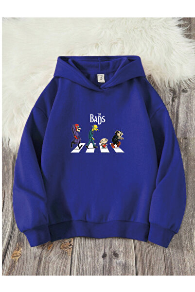 YUNAYT Štampana dečija dukserica sa kapuljačom