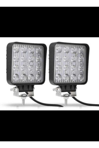 PMX Ledli Çalışma 16 Led Kare 2 Adet