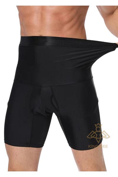 King Bee Slimming and Firming Belly Waist Circumference Seamless Men's Double Boxer Corset