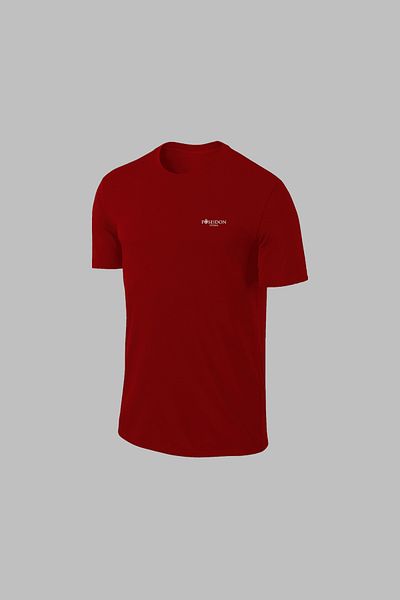 POSEIDON STORM Men's Claret Red Supra Combed Cotton - Zippered Hooded Running and Walking Set 4XL-1