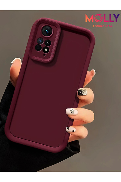 Molly حافظة سيليكون سميكة ذات حواف كرزي فاسدة لهاتف Xiaomi Redmi Note 11 PRO