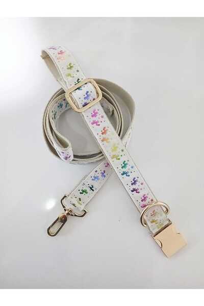 Pawsim Unicorn Collar and Adjustable Walking Strap Set - Dog Collar in 4 Colors Size, Width 2.5 cm