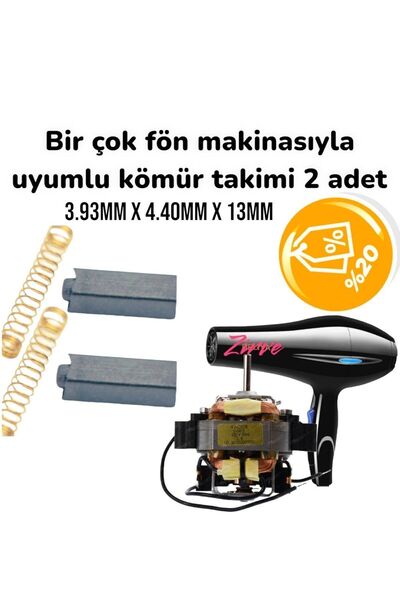 Genel Markalar Fön Makinasi Motor Kömürü /çift