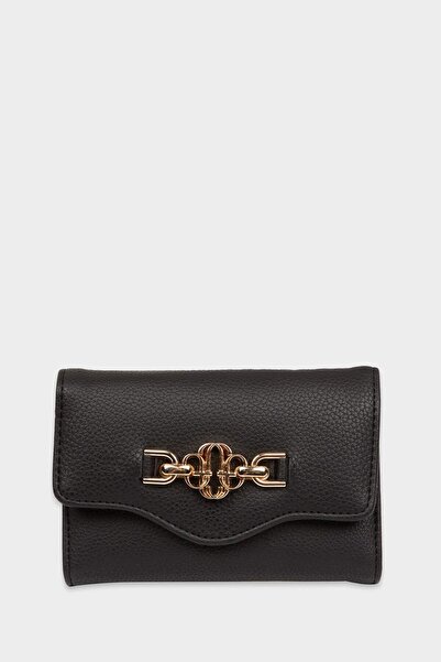 DeFacto Γυναικείο πορτοφόλι από συνθετικό δέρμα με λεπτομέρεια αγκράφα 3170572