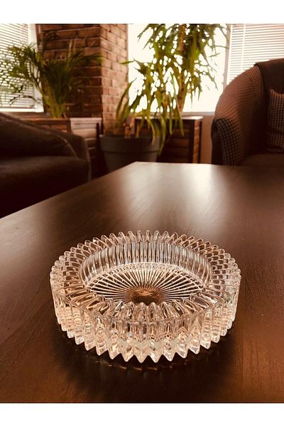 BEYZANA Τασάκι Crystal Luxury Glass 14εκ