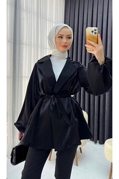 MODA MAÇKA PARK ЖІНОЧИЙ АТЛАСНИЙ ЖАКЕТ З ТАФТИ СТАНДАРТНОГО РОЗМІРУ