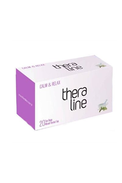 Theraline Calm & Relax Bitki Çayı Süzen Poşet (1 Kutu) 20 Adet