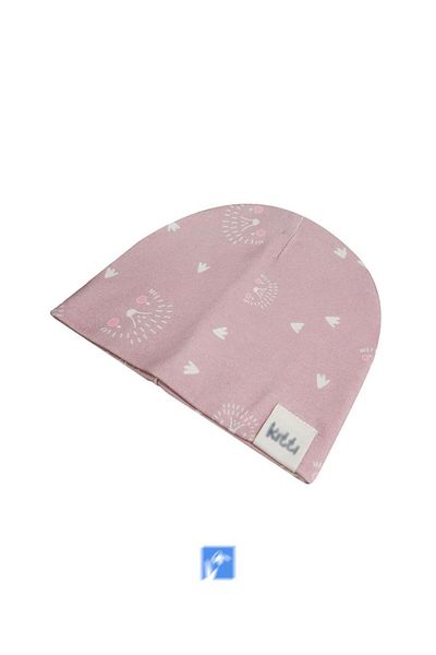 Kardelen Butik Denizli 2-5 Years Baby Girl Combed Cotton - 100% Cotton, Hedgehog Printed Cotton