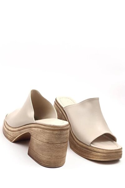 Preshley Women's Rosso Ten Comfort Orthopedic Insole Platform Heel Slippers