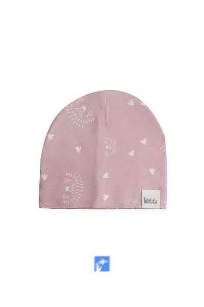 Kardelen Butik Denizli 2-5 Years Baby Girl Combed Cotton - 100% Cotton, Hedgehog Printed Cotton
