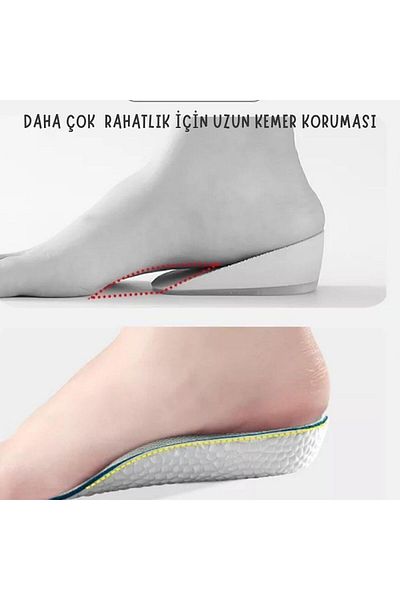 Palwin Hidden Heeled Height Increasing Shoes for Men - Cushion and Heel Booster Insoles