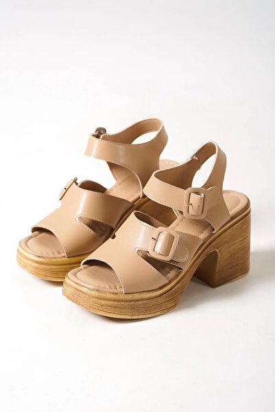 Preshley Women's Ibiza Ten Orthopedic Insole Platform Heel Sandals