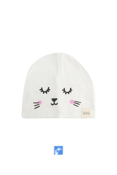 Kardelen Butik Denizli 100% Cotton Cat Printed Combed Cotton for 2-5 Years Old Baby Girl