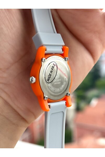 Cockpit Boys' Watch Bracelet - Smoked, Numeral, Silicone Cord, Suitable for Marine Use